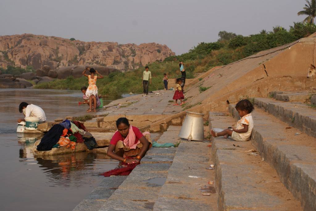 Les ghats de Hampi