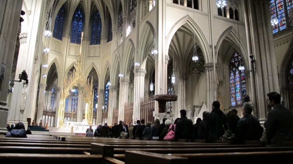 Les New Yorkais a St Patrick's Church